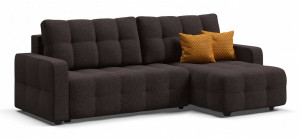 Диван угловой Денди  Рогожка Mалмо шоколад 235см