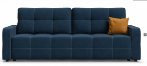 Диван прямой Денди рогожка Мальмо синий 235 см