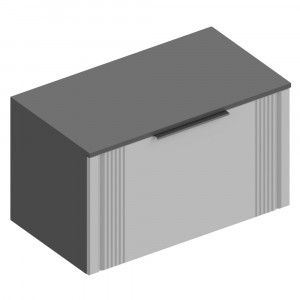 Тумба  Вита серый ЛОФТ 80х45х48