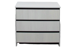 Комод Бостон с тремя ящиками анкор светлый 80х46х77