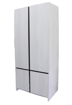 Шкаф распашной 2-х створчатый Бостон анкор светлый 100х56х220