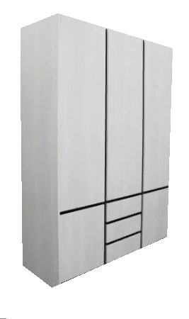 Шкаф распашной 3-х створчатый Бостон анкор светлый 150х56х220