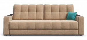 Диван прямой Босс двухместный велюр Moнолит латте 235 см