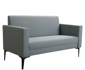 Диван прямой Эль серый 142х83