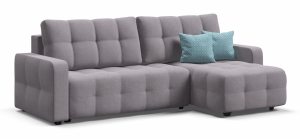 Угловой диван Dandy 2.0 рогожка Malmo серый 235х93х165