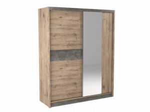 Шкаф купе распашной 2-х створчатый ДЕНВЕР Дуб Веллингтон 178х63х220