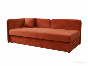 Диван-кровать с ящиком и встроенным матрасом НБП  200х90