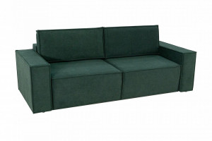 Диван прямой раскладной НПБ Прадо зеленый 235 см