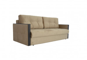 Диван прямой раздвижной НПБ Милан бежевый велюр 220см