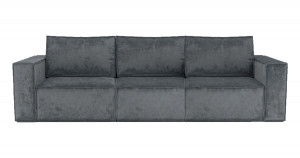 Диван прямой трансформер раскладной Сидней Д3 серый 270 см
