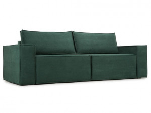 Диван прямой раскладной НПБ Прадо изумрудный велюр 240 см