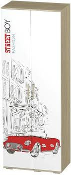 Шкаф распашной 2-х створчатый Сенди дуб сонома 80х46х220