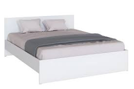 Кровать двуспальная Мэнкс  белая 160х200