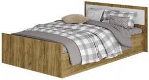 Кровать полутороспальная 120х200 Еврокрафт/белый