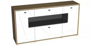 Тумба под ТВ Багама белый 175см