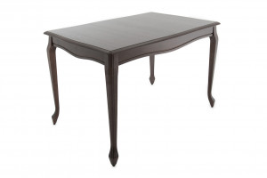 Стол обеденный раздвижной Кабриоль из массива дерева миланский орех 120х80х75