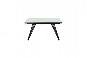 Стол обеденный керамокранит  Черный матовый  140х90х76