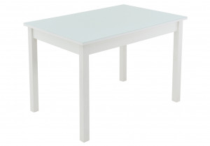 Стол обеденный нераздвижной Шанхай Лайт Стекло Белый 120х80