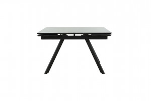 Стол кухонный раздвижной Леон керамика серый 120х80х75