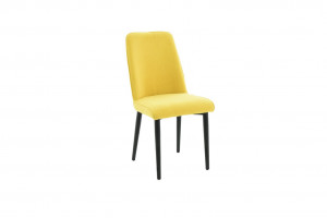 Стул кухонный  Дейзи желтый велюр 44х45х93