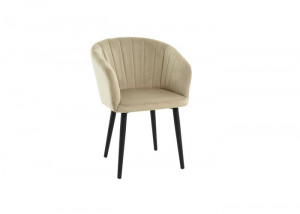 Стул кухонный Шерри молочный велюр 60х45х83