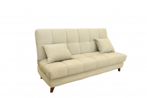 Диван-книжка ППУ Куба молочный велюр 203см