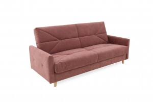 Диван-книжка НПБ Гавана малиновый велюр 215 см
