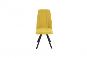 Стул кухонный велюр желтый 45х45х96