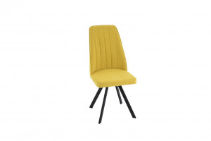 Стул кухонный  Сильвио велюр жёлтый 45х47х96