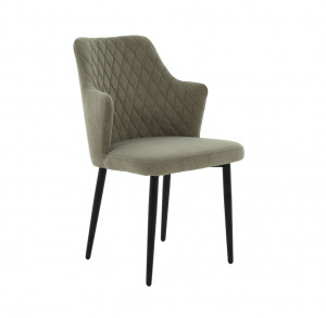 Стул мягкий серый велюр 48х47х87