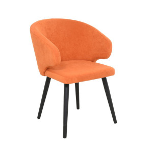 Стул кухонный  Джемесон оранжевый велюр 49х42х82