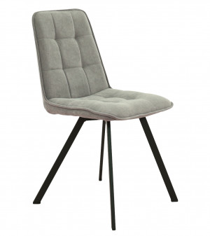 Стул кухонный Джек бежевый велюр черный корпус 44х41х87