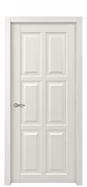 Межкомнатная дверь E 14 ДГ белая 80х200