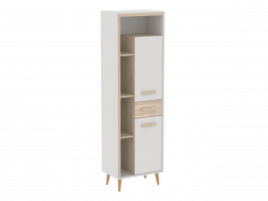 Пенал открытый  Аврора дуб мария Кашемир 60х39х200