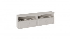 Шкаф навесной с карнизом и балюстрадой «Сабрина» (Кашемир)