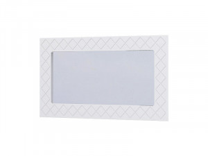 Зеркало  Сальма ЗР 021  Белый глянец/Дуб анкор белый 105х58