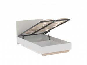 Кровать односпальная  с подъемным механизмом Аврора  дуб мария кашемир 120х200