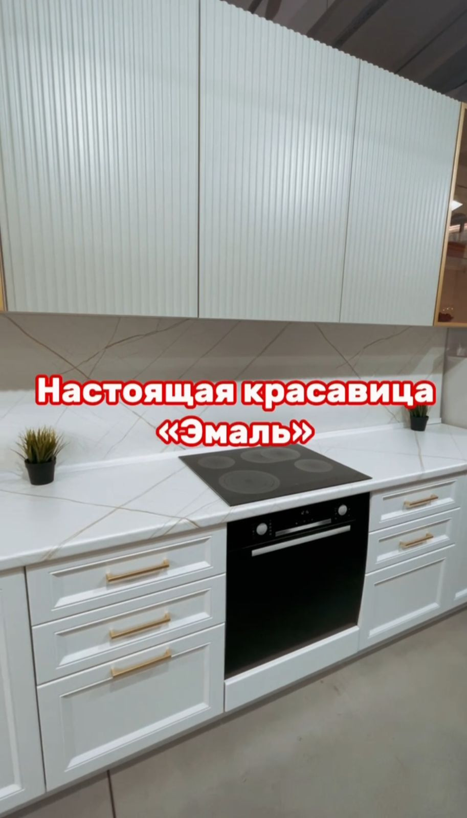 Настоящая красавица Кухня Эмаль