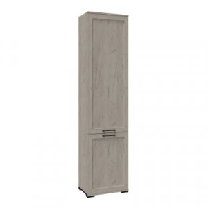 Шкаф распашной Пенал платяной София  СП-2 Дуб крафт белый 54х36х222