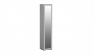 Шкаф 1-дверный с глухой дверью, Фрея (450*503*2204) Белый