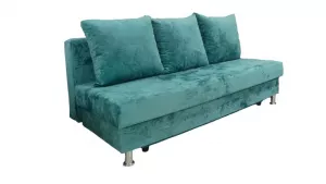 Диван прямой раскладной Еврокнижка бирюзовый 190 см