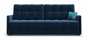 Диван прямой BOSS LOFT велюр Monolit синий 220х90х110
