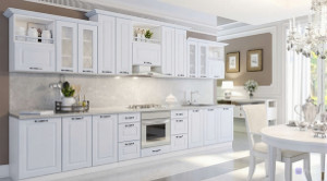Кухонный гарнитур Грейвуд белая на заказ