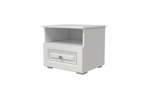 Тумба прикроватная Белая Олимп