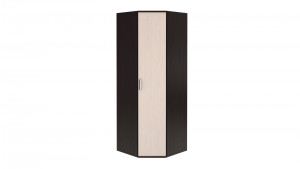 Шкаф угловой распашной Фиеста Ясень светлый\венге  87х87х221