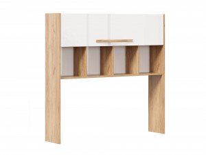Надстройка для стола Марта-2  дуб золотой белый 125х120х24