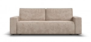 Диван прямой раскладной НПБ Норд велюр алькантара пепел 245 см