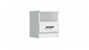 Тумба прикроватная 1 ящик ЭКО белая 40х39х46