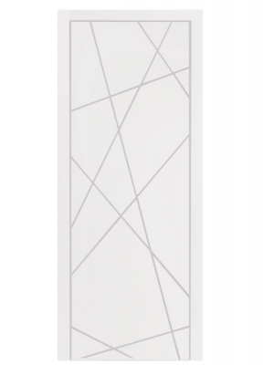 Межкомнатная дверь Geo 1 белая полотно
