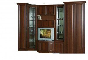 Гостиная стенка Янна 1 Темный орех